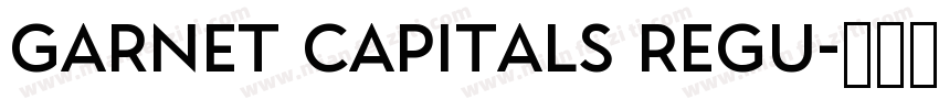 Garnet Capitals Regu字体转换